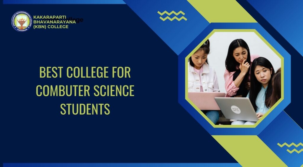 Students exploring the best college for computer science students in Vijayawada for a successful tech career.